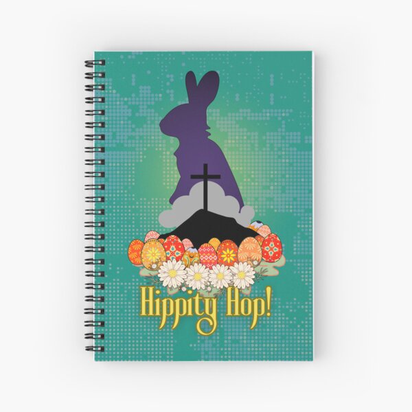Item preview, Hippity Hop Easter – Retro Bunny Resurrection Art designed and sold by Enuera.