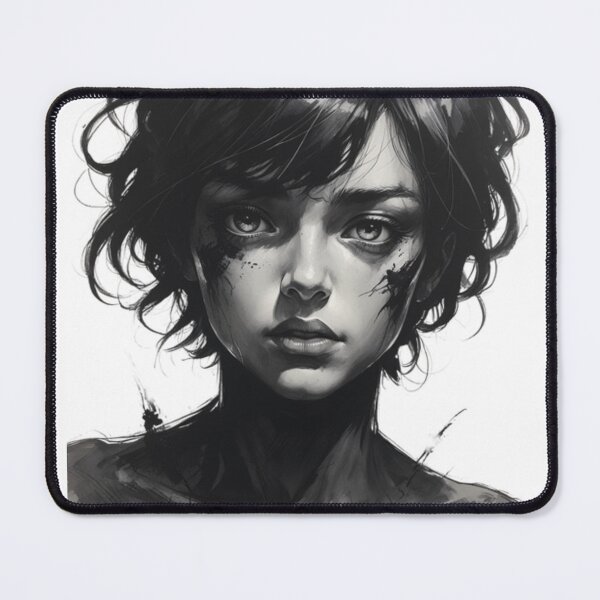 Item preview, Dynamic Portrait with Curly Hair designed and sold by SuperNerdStore.