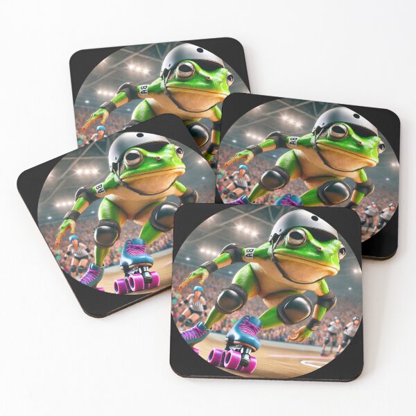 Item preview, Roller Derby Frog designed and sold by Caseymax.