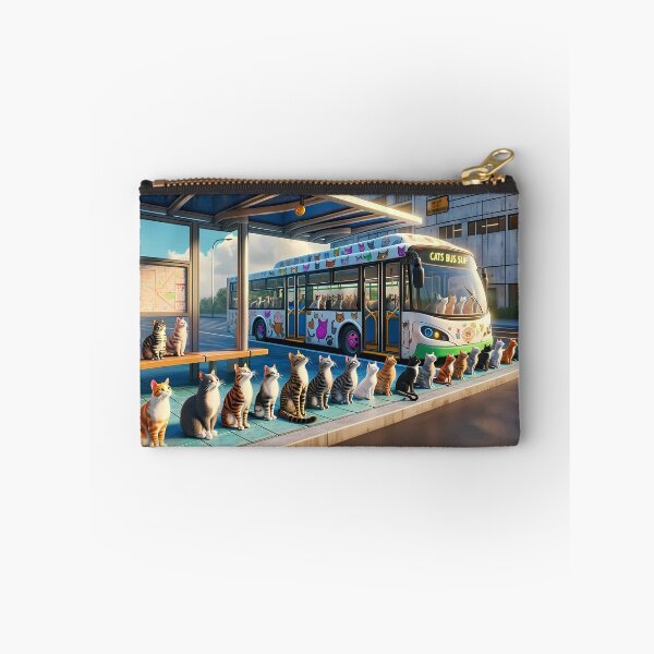 Item preview, Cat Bus Stop designed and sold by CreativeGorillas.
