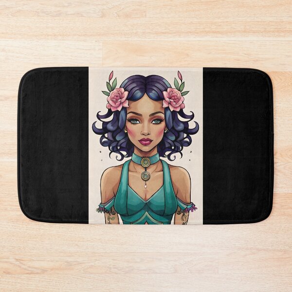 Item preview, Glam Girl Pink Rose Woman Empowerment Power Inspirations designed and sold by Melan Designs.