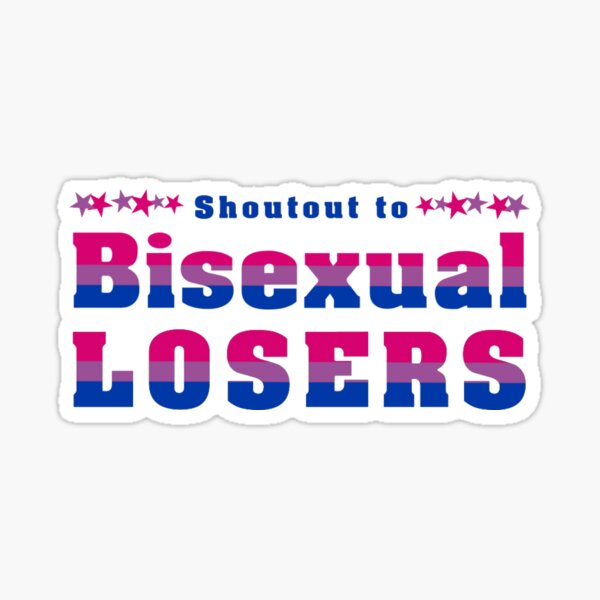 Aperçu de l'œuvre Dédicace aux perdants bisexuels créée et vendue par Quillful.