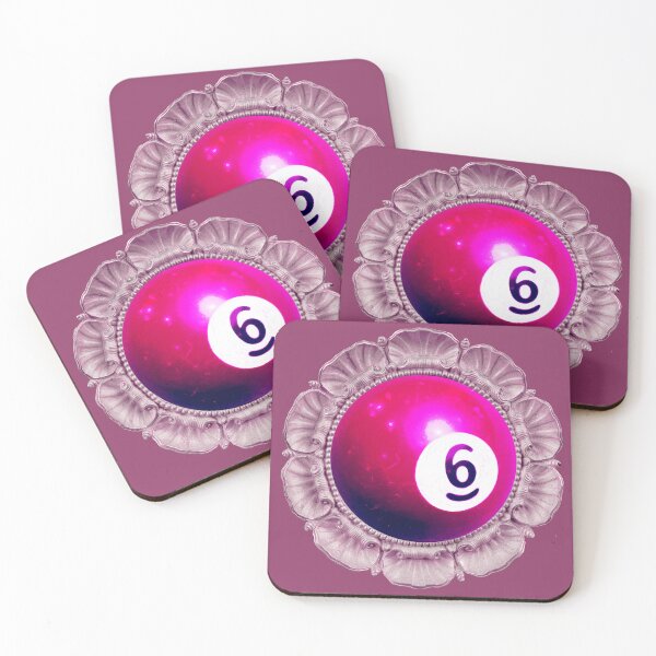 Item preview, Oddcore Snooker Ball, Lucky number 6 designed and sold by suekieper.