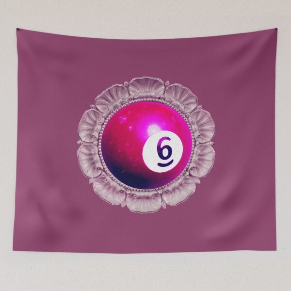 Item preview, Oddcore Snooker Ball, Lucky number 6 designed and sold by suekieper.