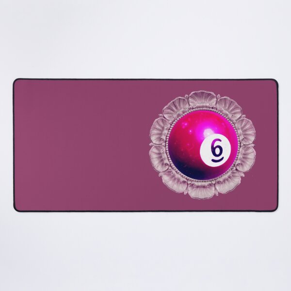 Item preview, Oddcore Snooker Ball, Lucky number 6 designed and sold by suekieper.