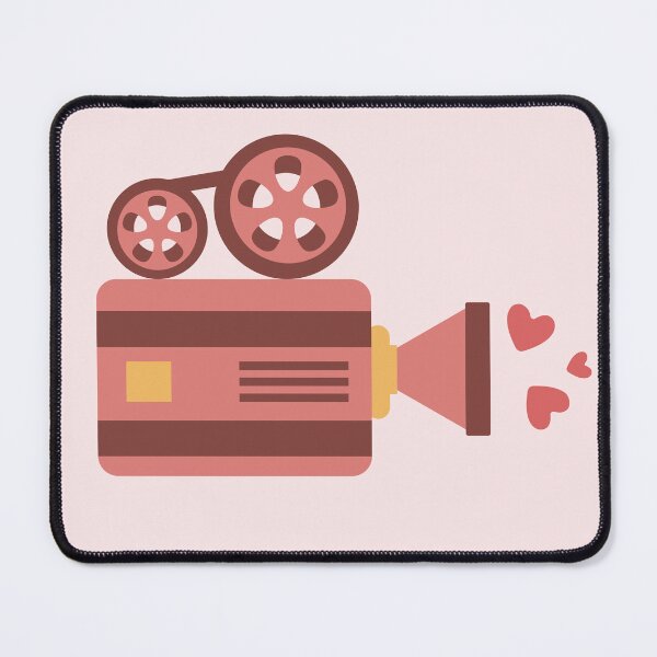 Item preview, Flat Design Illustration with Video Camera at Love	 designed and sold by AlginaPugachova.
