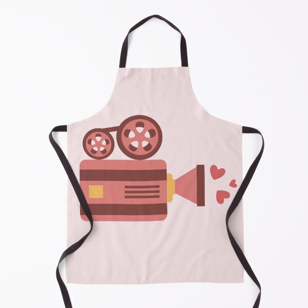 Item preview, Flat Design Illustration with Video Camera at Love	 designed and sold by AlginaPugachova.