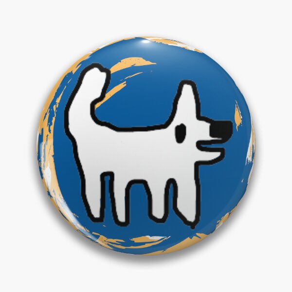 Item preview, Crappy Dog swirly sticker - simple fun designed and sold by TheRubberOnion.