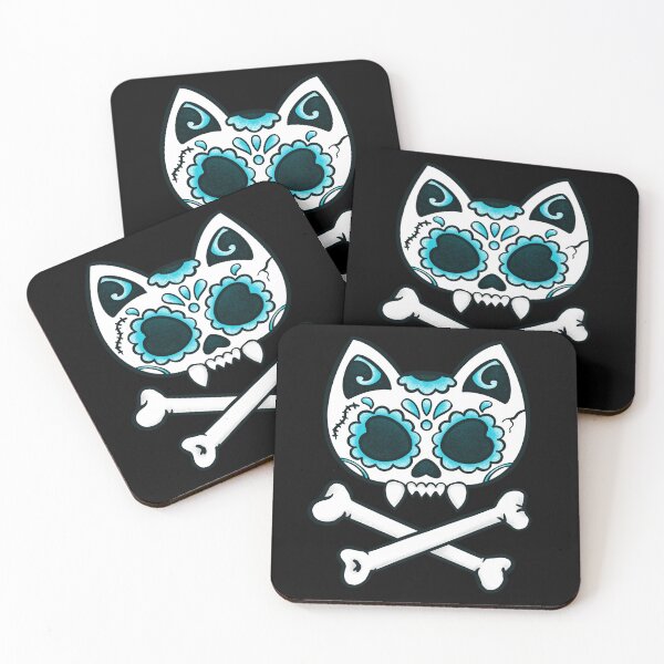 Item preview, Sugar Skull Cat designed and sold by Flickingjane.