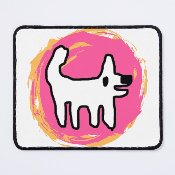 Item preview, Crappy Dog swirly sticker - simple fun designed and sold by TheRubberOnion.