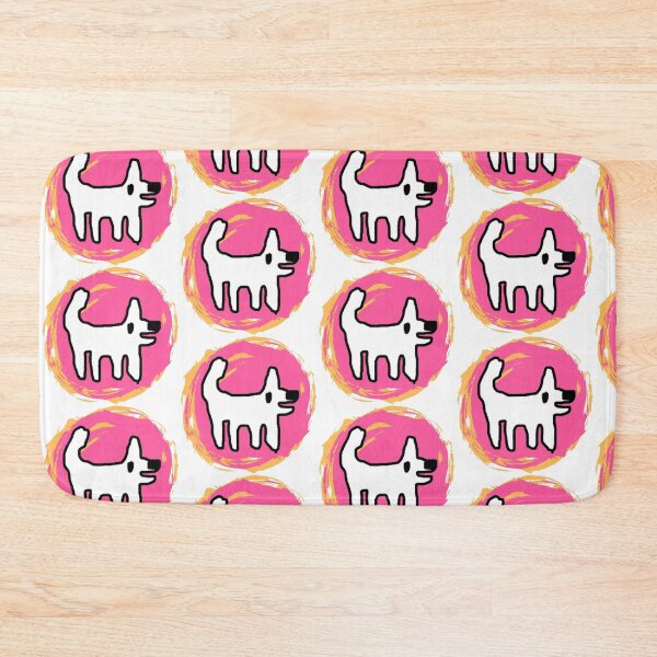Item preview, Crappy Dog swirly sticker - simple fun designed and sold by TheRubberOnion.
