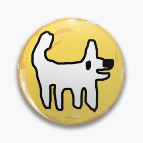 Item preview, Crappy Dog swirly sticker - simple fun designed and sold by TheRubberOnion.