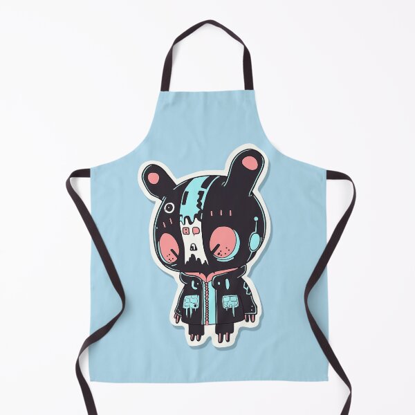Item preview, Cute Chibi kawaii Robot Bunny designed and sold by blackdogshop.