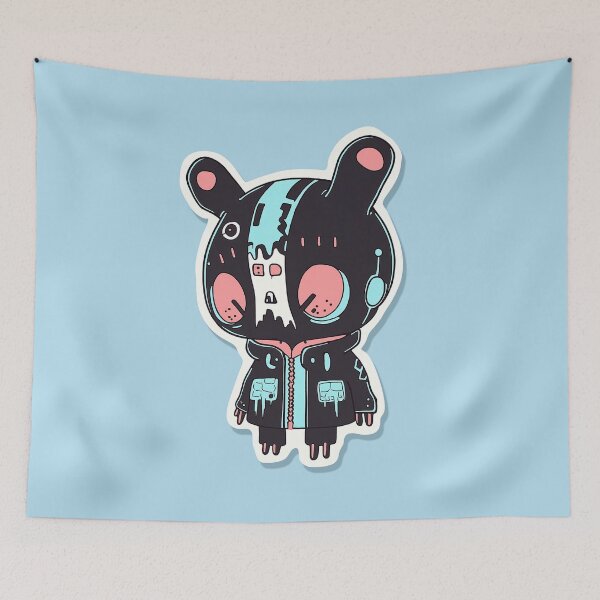 Item preview, Cute Chibi kawaii Robot Bunny designed and sold by blackdogshop.