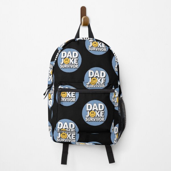 Item preview, "Dad Joke Survivor" Cute Smiley Face Design | Funny Father's Day Humor designed and sold by MillennialVibe.