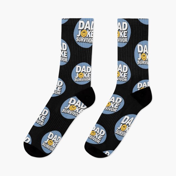 Item preview, "Dad Joke Survivor" Cute Smiley Face Design | Funny Father's Day Humor designed and sold by MillennialVibe.