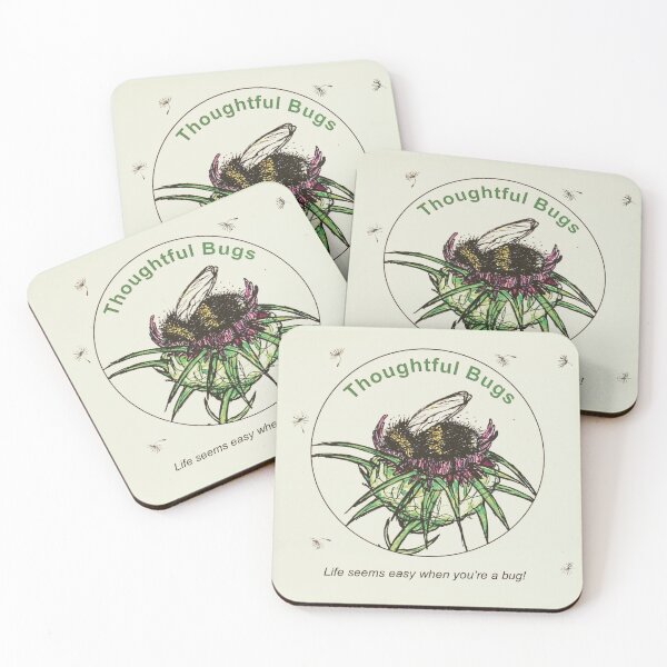 Item preview, Thoughtful Bugs Logo designed and sold by Thoughtfulbugs.