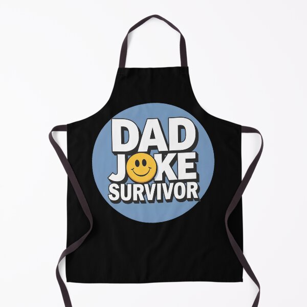 Item preview, "Dad Joke Survivor" Cute Smiley Face Design | Funny Father's Day Humor designed and sold by MillennialVibe.