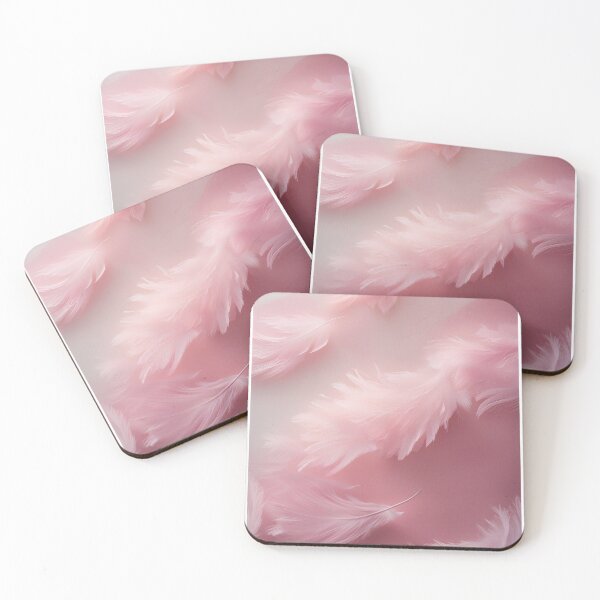 Item preview, Abstract Gradient Pink Pattern with Feathers  designed and sold by silviaol.