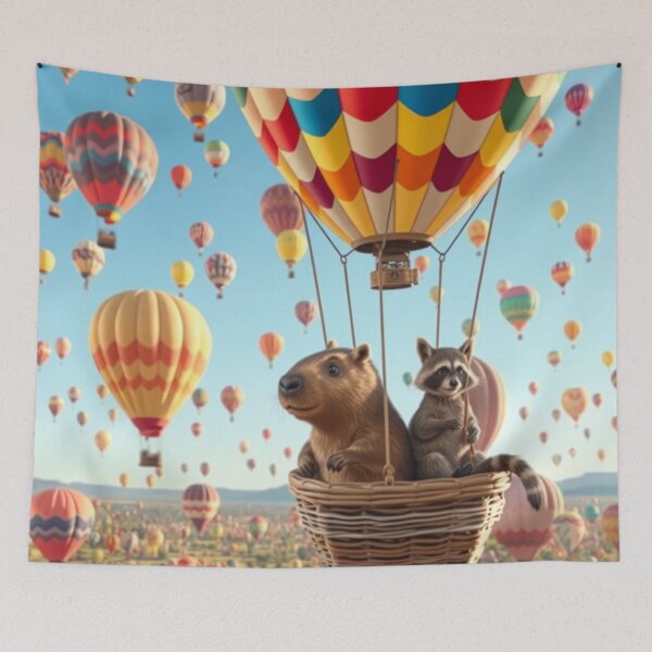 Item preview, Capybara Balloon Race designed and sold by Teixeira224.