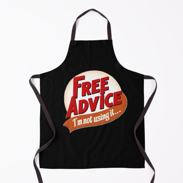 Item preview, "Free Advice – I'm Not Using It" Retro Diner Logo | Funny Sarcastic Design designed and sold by MillennialVibe.
