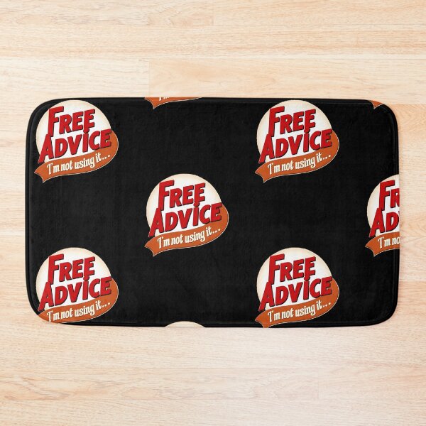 Item preview, "Free Advice – I'm Not Using It" Retro Diner Logo | Funny Sarcastic Design designed and sold by MillennialVibe.