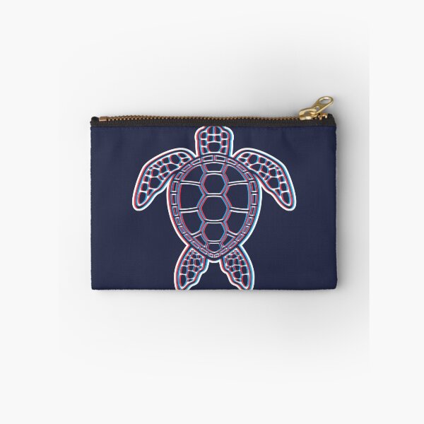 Item preview, Red And Blue Anaglyph 3D Glitch Effect Sea Turtle designed and sold by fizzgig.