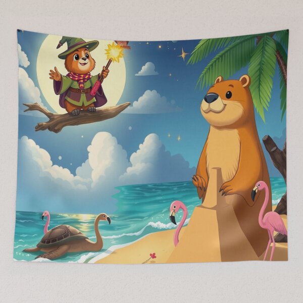 Item preview, Magical Land Capybara designed and sold by Teixeira224.