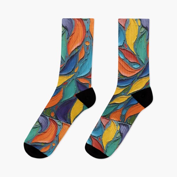 Item preview, Abstract Colorful Leaves designed and sold by tiger2205.