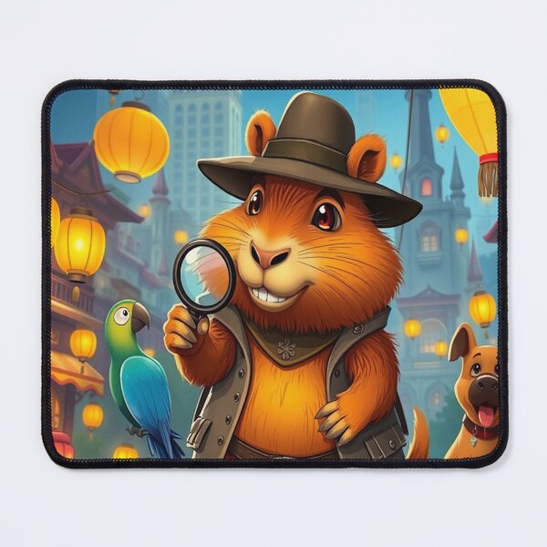 Item preview, Detective Capybara designed and sold by Teixeira224.