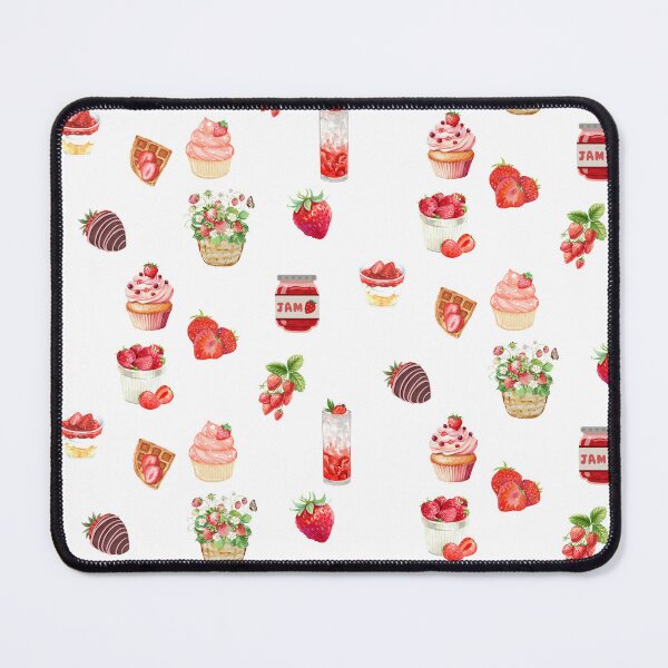Item preview, Watercolor Strawberry Lover Collage designed and sold by silviaol.