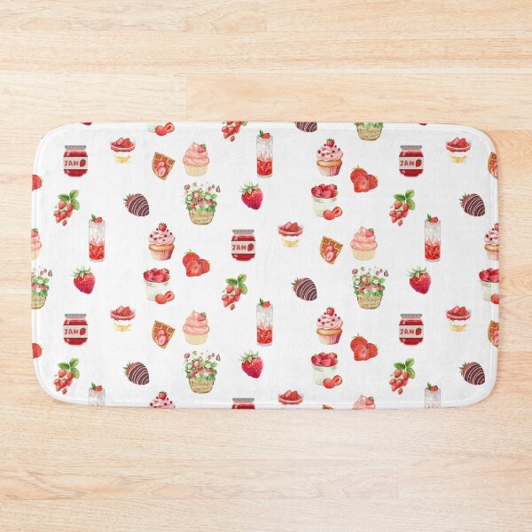 Item preview, Watercolor Strawberry Lover Collage  designed and sold by silviaol.