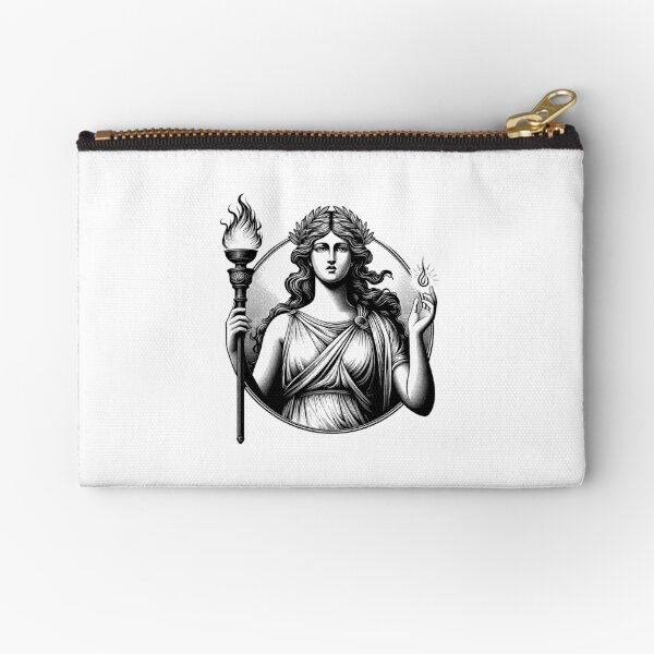 Item preview, Hestia Gaze A Portrait of Quiet Strength and Wisdom designed and sold by NTGUILTY.