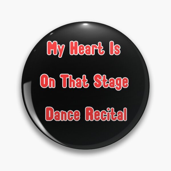 Item preview, My Heart Is On That Stage Dance Recital funny gifts for friends of dancers designed and sold by crazygingercat.