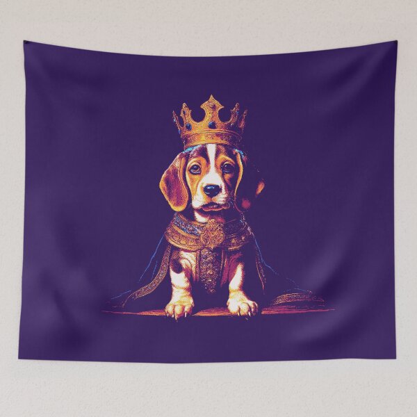Item preview, Royal Beagle, the Pixel Crown designed and sold by Rethrowback.