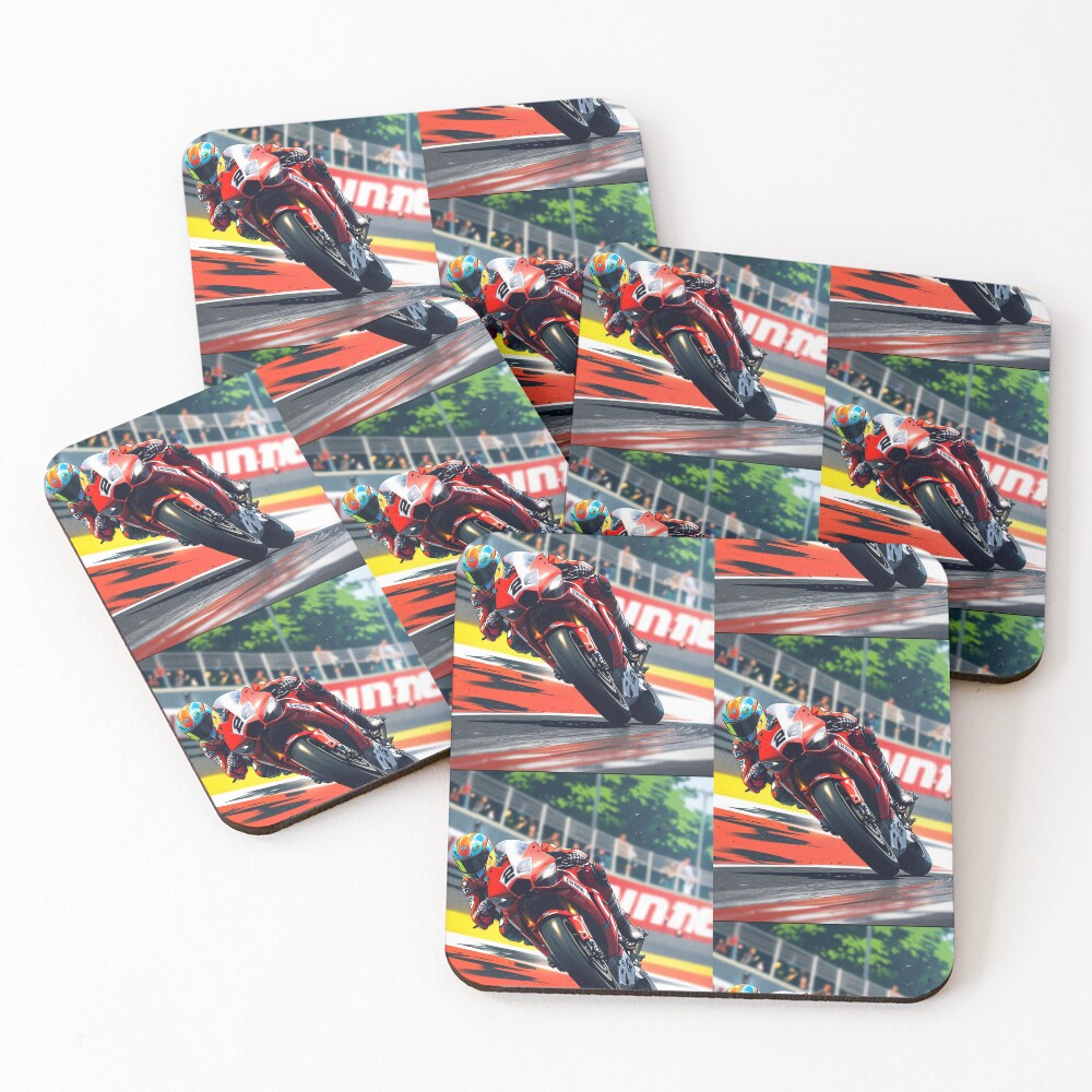 Item preview, Coasters (Set of 4) designed and sold by MotoGraphix.