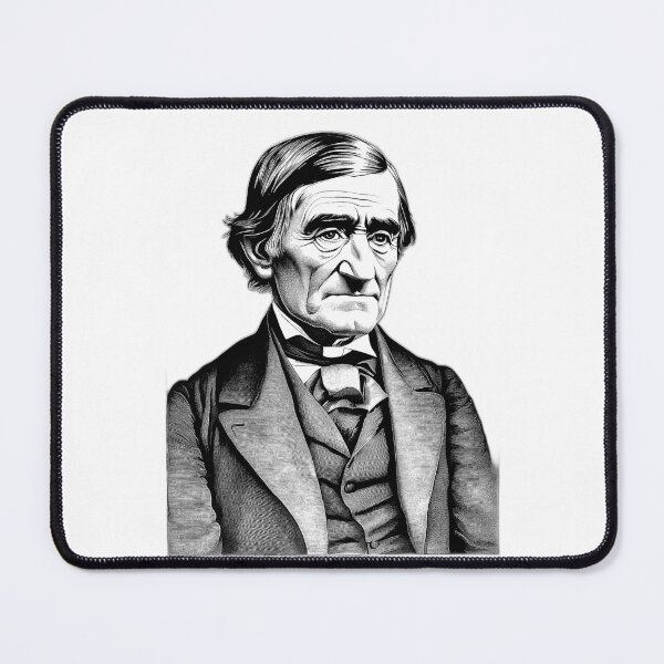 Item preview, Emersonian Spirit Intriguing Portrait of Ralph Waldo Emerson designed and sold by NTGUILTY.