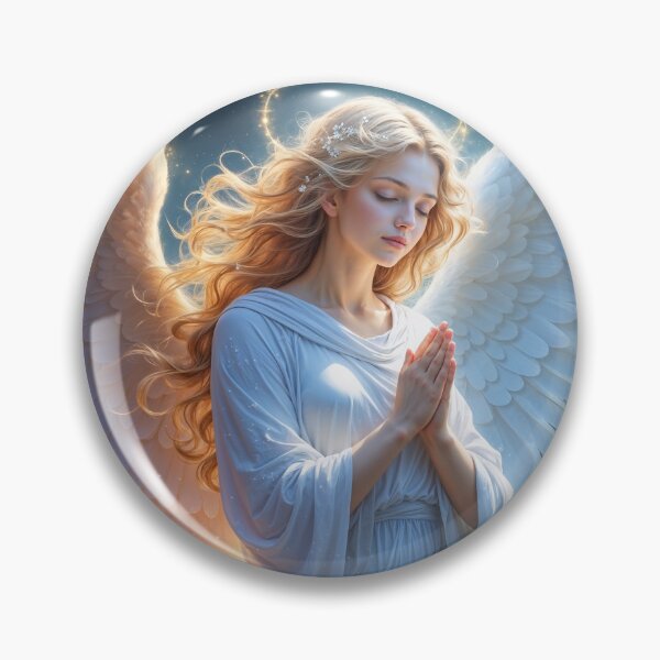 Item preview, Celestial Angel with Golden Wings designed and sold by Victoria Riabov.