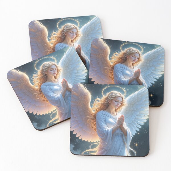 Item preview, Celestial Angel with Golden Wings designed and sold by Victoria Riabov.