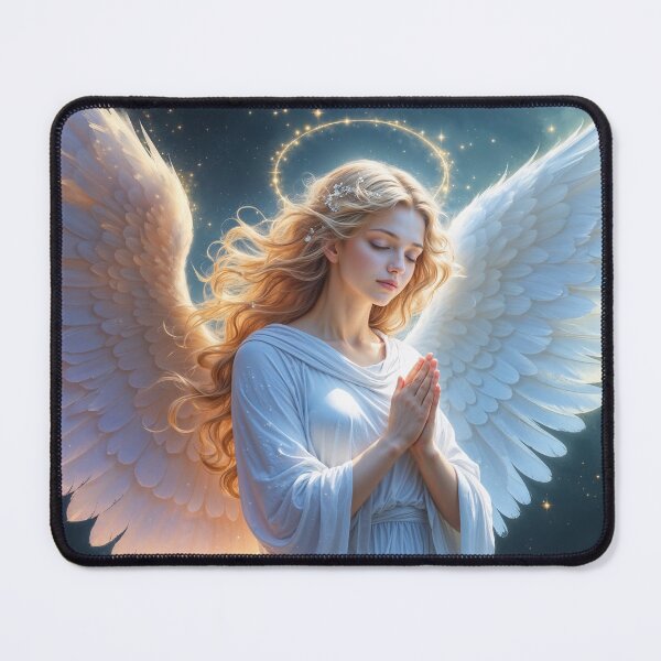 Item preview, Celestial Angel with Golden Wings designed and sold by Victoria Riabov.