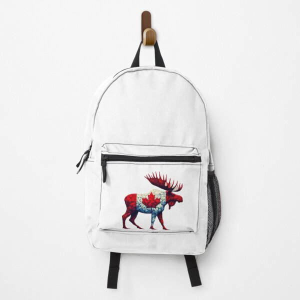 Item preview, Maple Leaf Patriotic Moose Canadian Flag - Canada Proud designed and sold by Smix Pixels.