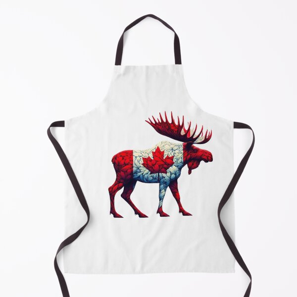 Item preview,  Maple Leaf Patriotic Moose Canadian Flag -  Canada Proud  designed and sold by Smix Pixels.