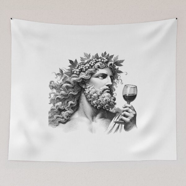 Item preview, Portrait Dionysus The God of Wine designed and sold by NTGUILTY.
