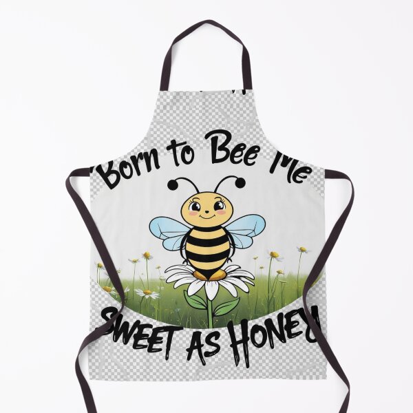 Item preview, "Born to Bee Me, Sweet as Honey" – Cute Honey Bee Graphic designed and sold by Geddit Designs.