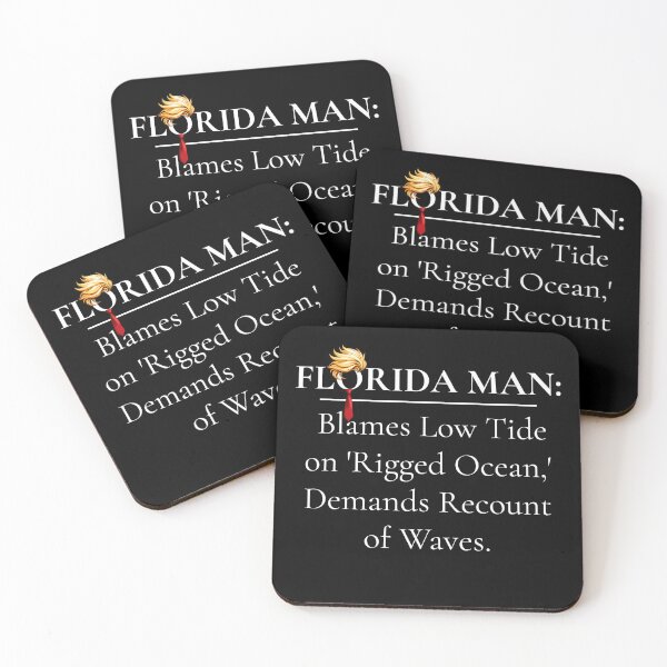 Item preview, Florida Man Blames Rigged Ocean Demands Recount designed and sold by Boddicca.