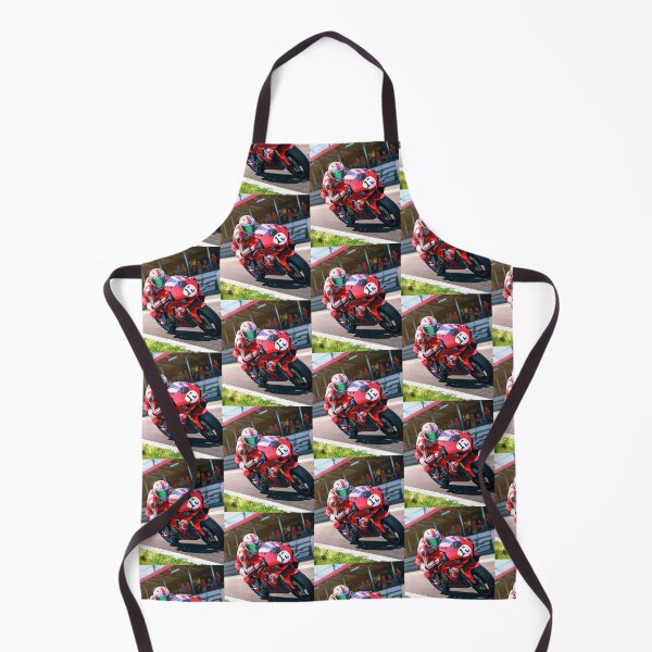 Item preview, Red Fairing Superbike Racetrack Grid Racing Graphic Rider designed and sold by Moto Graphix.