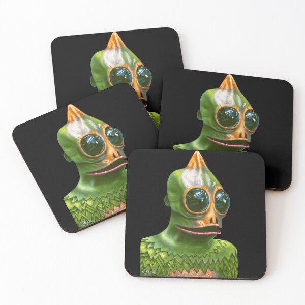 Item preview, Copy of  Sleestak from The Land of the Lost TV Show, Oil on velvet by Jorge Torrones, (version 9) designed and sold by velvetify.com.