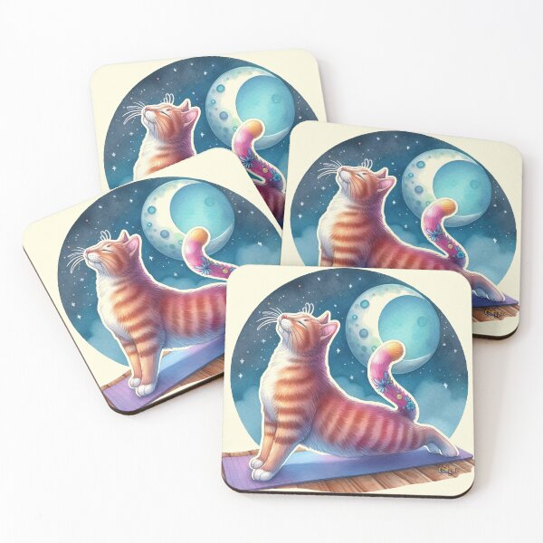 Item preview, Moon Salutation Kitty designed and sold by CAutumnTrapp.