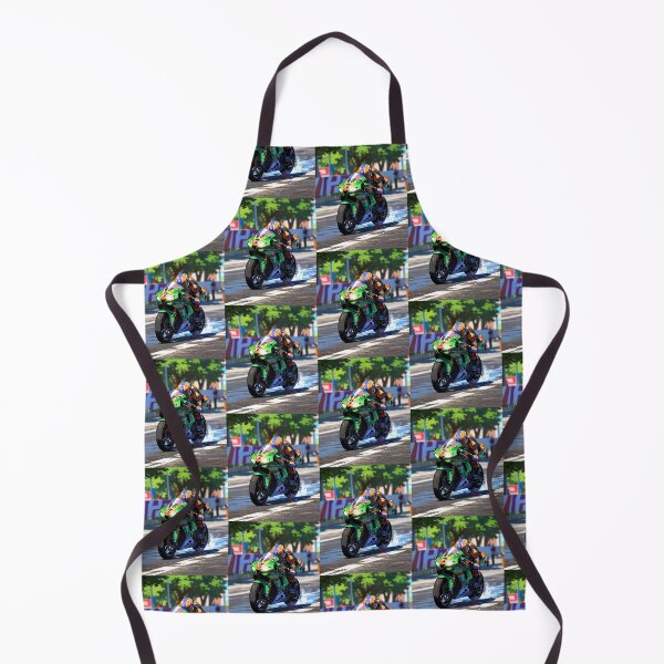 Item preview, Green Superbike Racetrack Grandstand Racing Graphic Rider Kawasaki designed and sold by Moto Graphix.