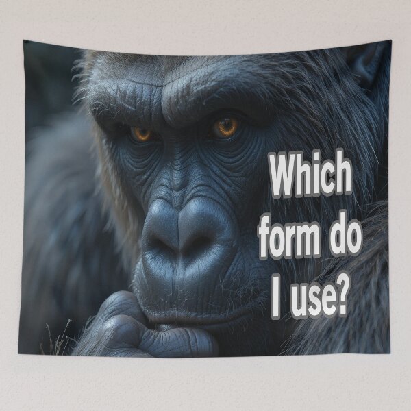 Item preview, Which Form Do I Use? designed and sold by Surreallytee.